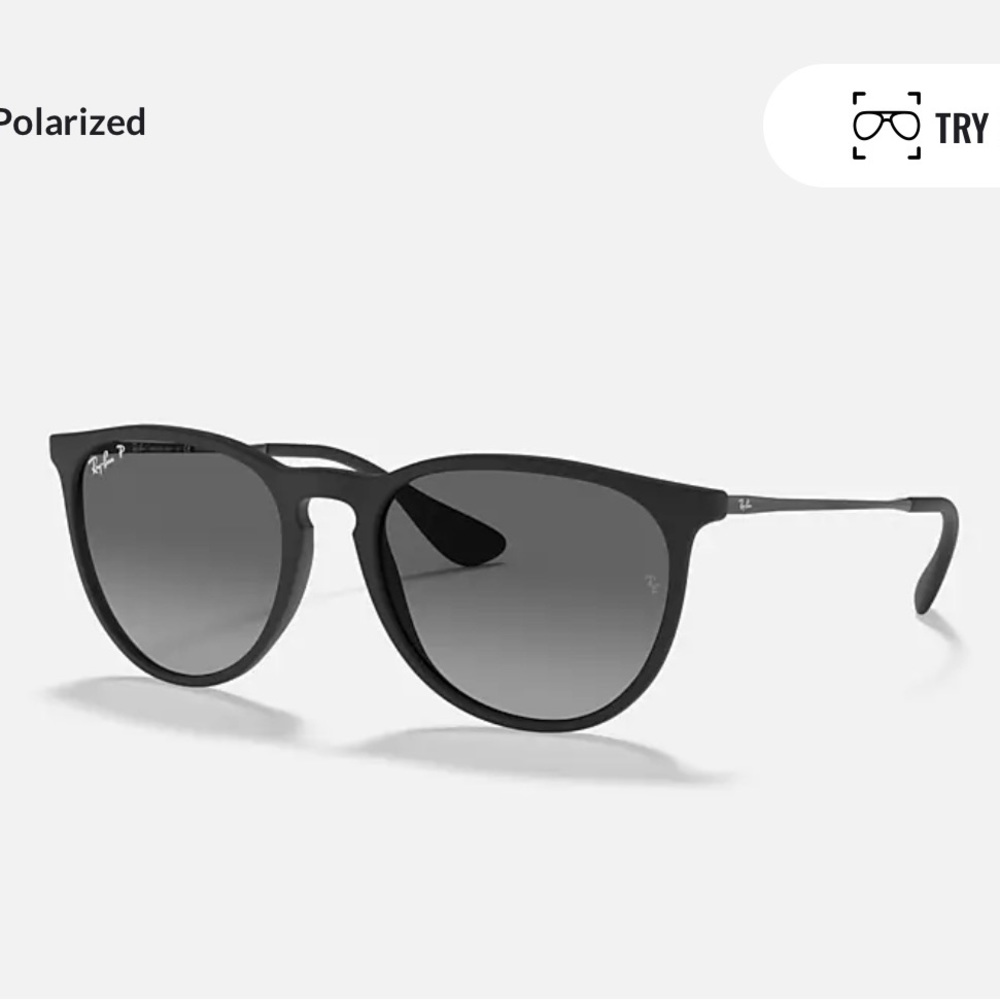 Women’s Ray Ban Erika Polarized Sunglasses Matte Black